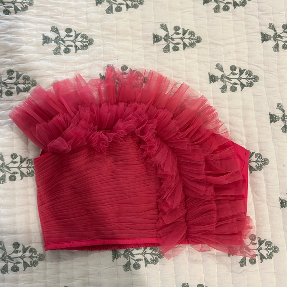 Strapless pink Anthropologie tube top!